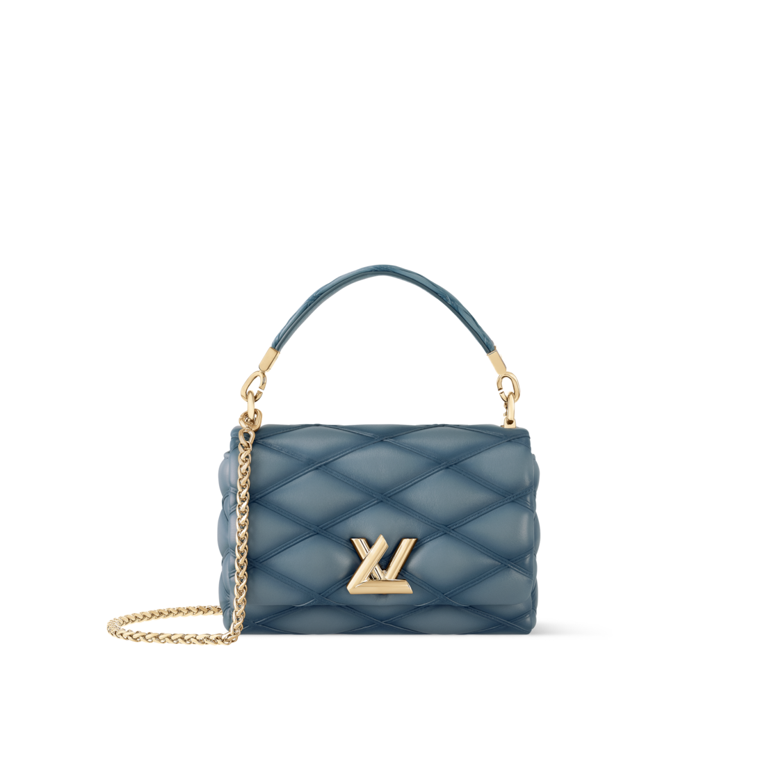 GO-14 PM Bag - Luxury Malletage Leather Blue | LOUIS VUITTON